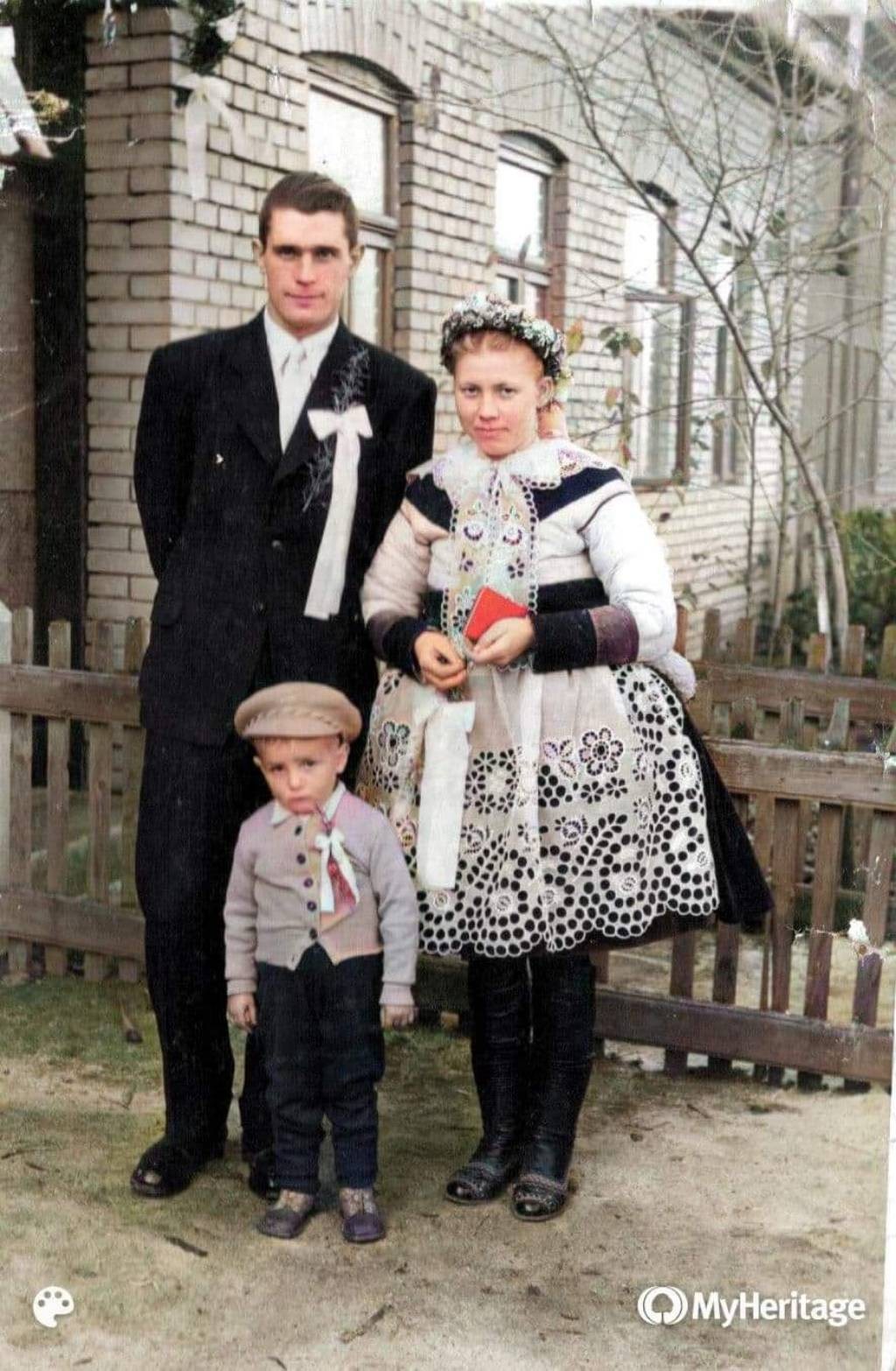 Ladislav Ševčík a jeho žena, Božena r. Kuchyňková, synovec Milan Šefcik